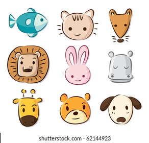 cute cartoon animals