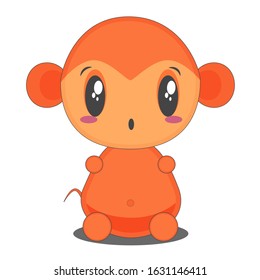 cute cartoon animals. vector illustration isolated from a white background