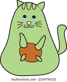 Cute cartoon avocado characters set. Whole avocado, cut in half and pit with funny kawaii faces. Isolated vector clip art illustration.