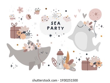 Happy Birthday Baby Shark Images Stock Photos Vectors Shutterstock