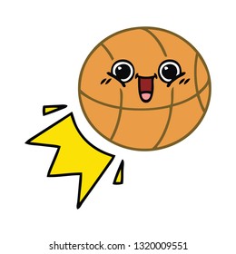 tira cómica de un baloncesto