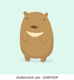 Cute cartoon bear