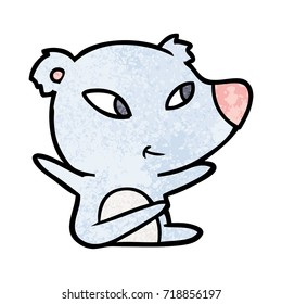 lindo oso de dibujos animados