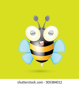 cute cartoon bee