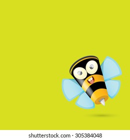 cute cartoon bee