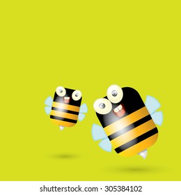 cute cartoon bee