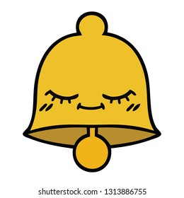 cute cartoon of a bell