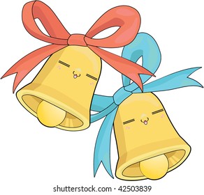 Cute cartoon bells