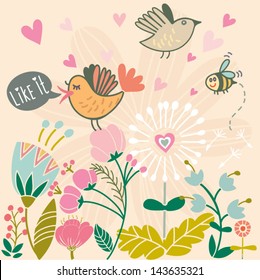 59,821 The birds and the bees Images, Stock Photos & Vectors | Shutterstock