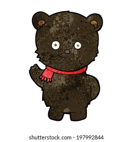 cute cartoon black bear