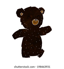 cute cartoon black bear