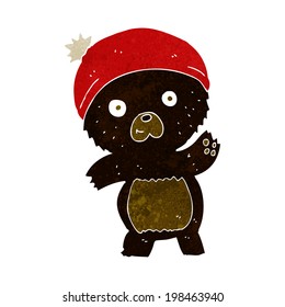 cute cartoon black bear