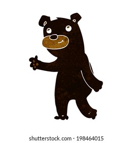 cute cartoon black bear
