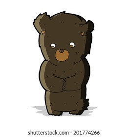 cute cartoon black bear