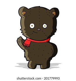 cute cartoon black bear