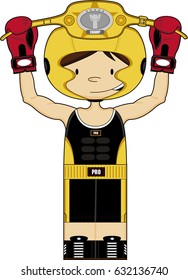 Cute Cartoon Boxer