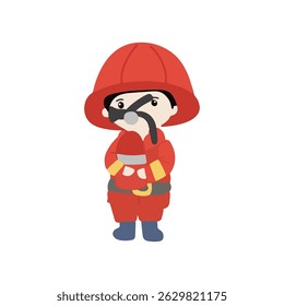 Cute cartoon boys kid wearing figh fighters
