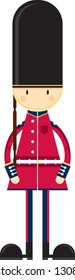 Cute Cartoon British Queen’s Palace Guard