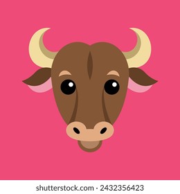 Cute cartoon bull profile avatar

Editable vector illustration made for animal avatar pack.