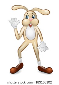 Cute cartoon bunny