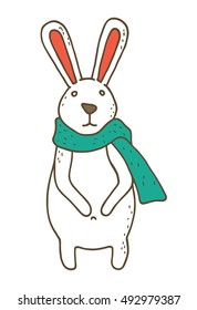 Cute cartoon bunny.