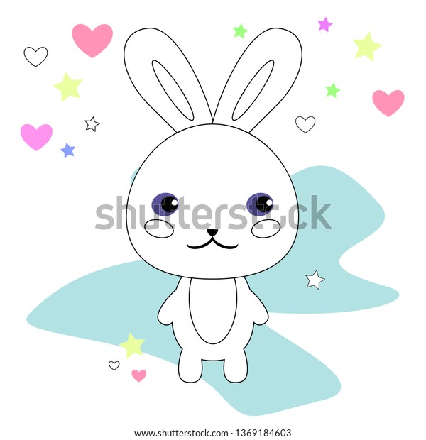 Cute Cartoon Bunny Character Kawaii Anime Stock Vector Royalty Free Cute Cartoon Bunny Character Kawaii Anime Stock Vector Royalty Free