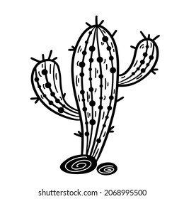 785 Prickly pear cactus silhouette Images, Stock Photos & Vectors ...