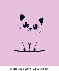 Cute cartoon can symbol illustration on a pastel background 