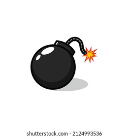 cute cartoon cannonballs. vector illustration for mascot sticker or logo