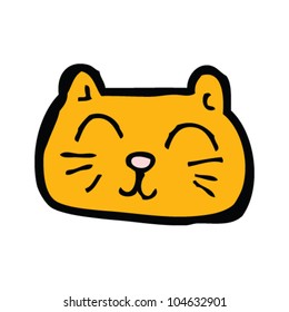 lindo gato de dibujos animados