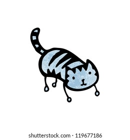 lindo gato de dibujos animados