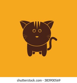Cute cartoon cat