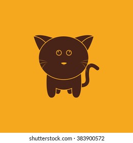 Cute cartoon cat