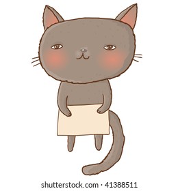 Cute cartoon cat