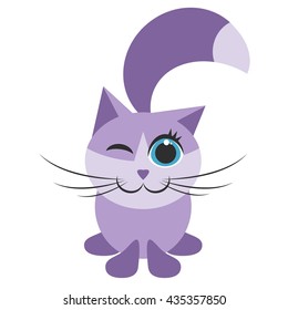 Cute cartoon cat 