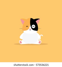 Cute Cartoon cat