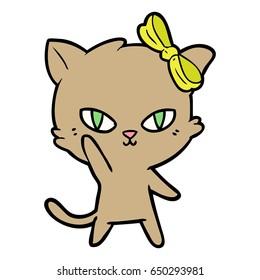 cute cartoon cat