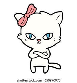 cute cartoon cat