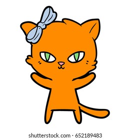 cute cartoon cat
