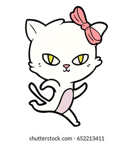 cute cartoon cat