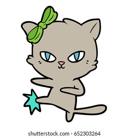 cute cartoon cat