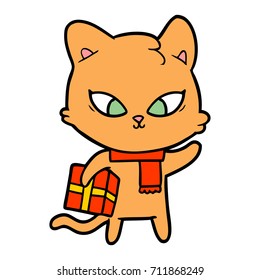 cute cartoon cat