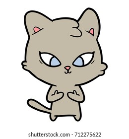 cute cartoon cat