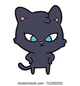 cute cartoon cat