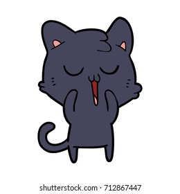 cute cartoon cat