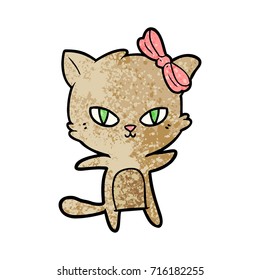cute cartoon cat