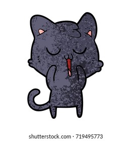süße Cartoon-Katze