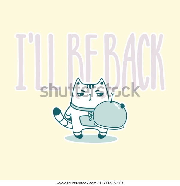 Cute Cartoon Cat Astronaut Hand Vector のベクター画像素材 ロイヤリティフリー