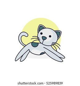 Cute cartoon Cat character