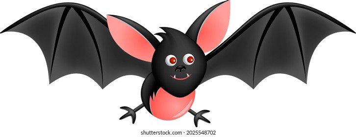 Cute cartoon cat character. Happy halloween day. Vector illustration.